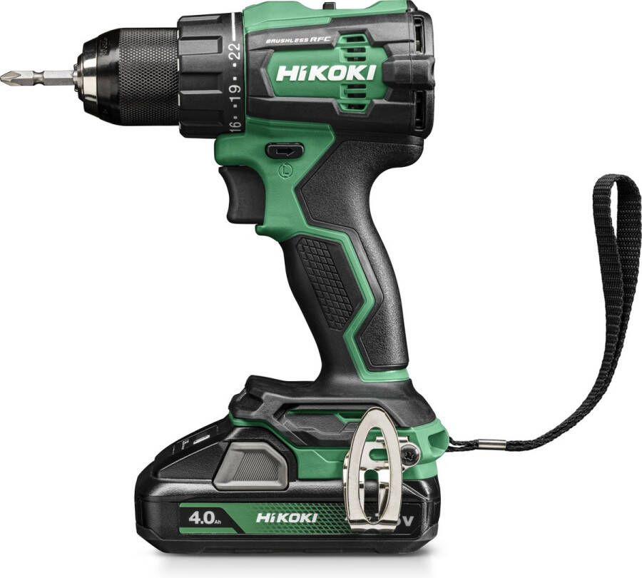 HiKOKI DS18DE WHZ 18 Volt AccuBoor Schroefmachine met 2x 4.0Ah accu en lader in HSCII