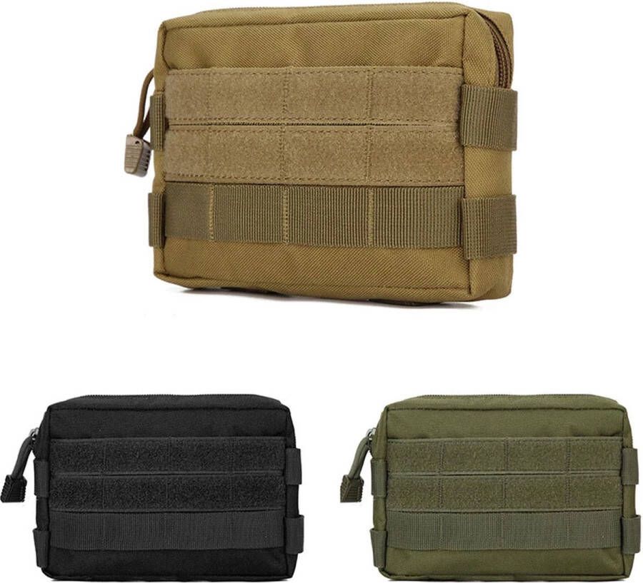Hikr Opbergtas Outdoor Heuptas Packing Cubes Tactical bag met rits Survival tas Reistas Hiking & Wandelen