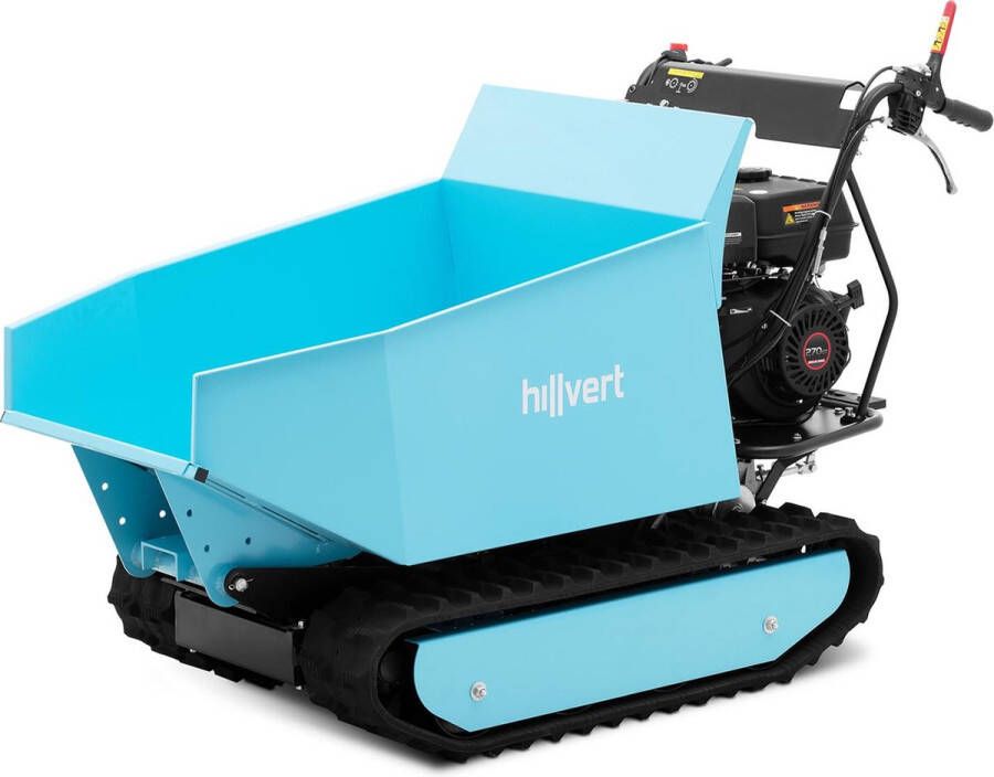 Hillvert Rupsdumper Op Rupsbanden Tot 500 Kg 6 Kw Benzinemotor Ht-md-500