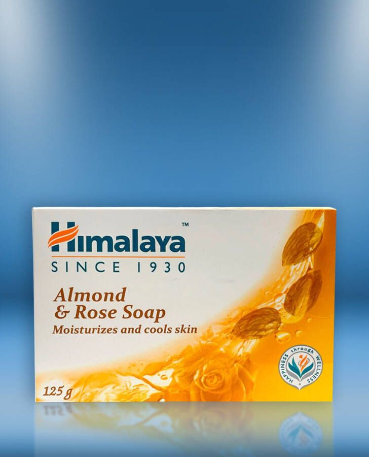 Himalaya Amandel-rozen zeep 125 gram Almond & Rose soap