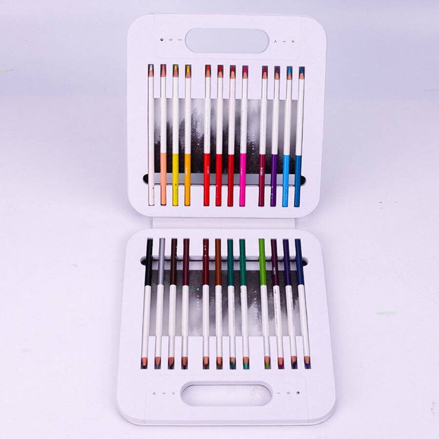 Himi aquarel potloden in handige draagkoffer set van 24
