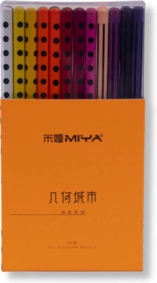 Himi Oil based kleurpotloden set van 24