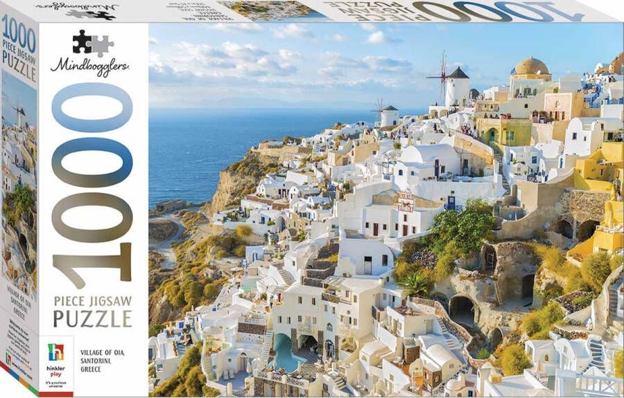Hinkler puzzel 1000 stukjes Santorini Griekenland