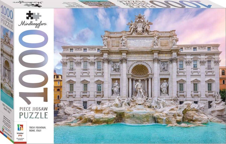 Hinkler puzzel 1000 stukjes Trevi fontein Rome