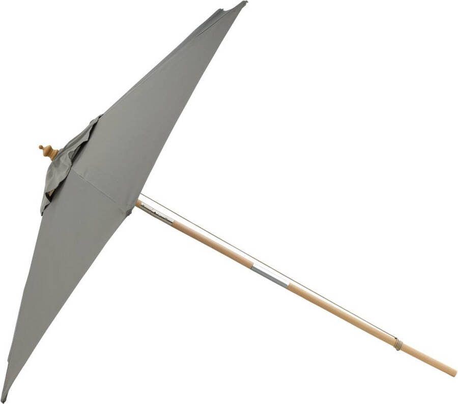Hioshop Corypho parasol met kantelfunctie grijs