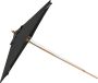 Hioshop Corypho parasol met kantelfunctie zwart - Thumbnail 1