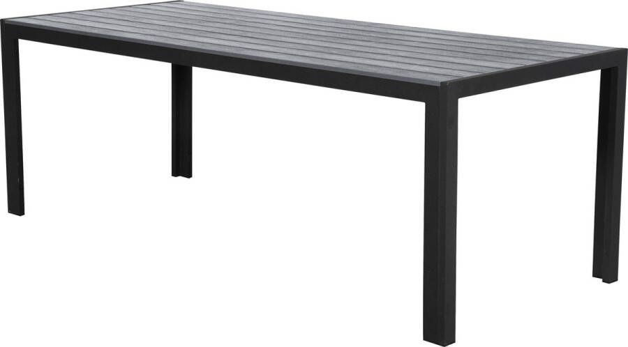 Hioshop Fall Tuintafel 205 Cm Zwart grijs.