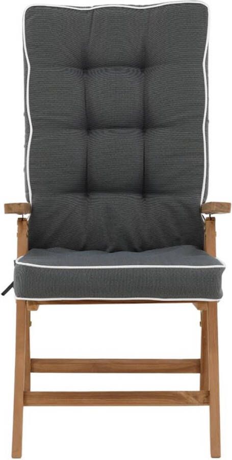 Nohr Zitkussen Shalie t.b.v. Verstelbare Tuinstoel Amberia Grijs