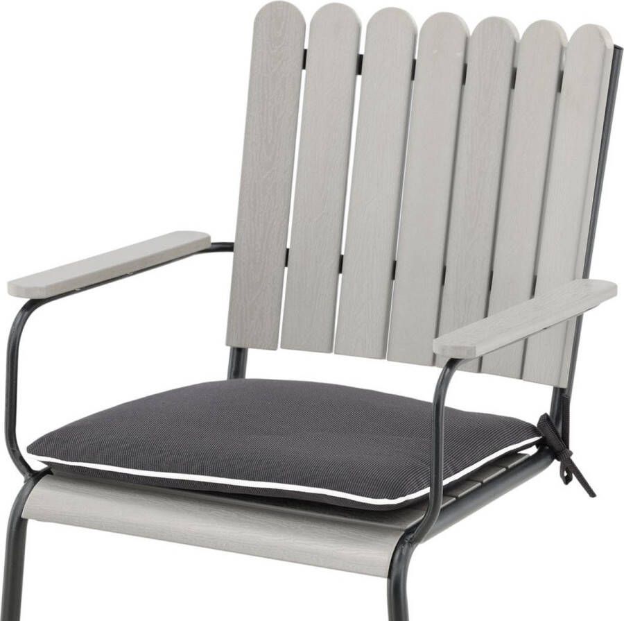 Venture Home Holmsund Kussenstoel 4 x 46 x 39 Donkergrijs 6-pack
