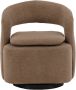 Nohr Draaifauteuil Soledad Bouclé Beige - Thumbnail 1