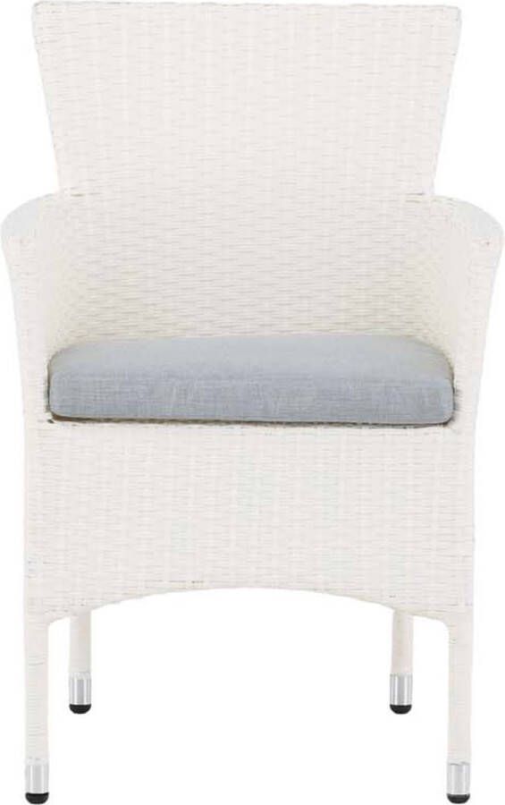 Venture Home Malina Eetkamerstoel 60 x 86 x 58 Wit 2-pack