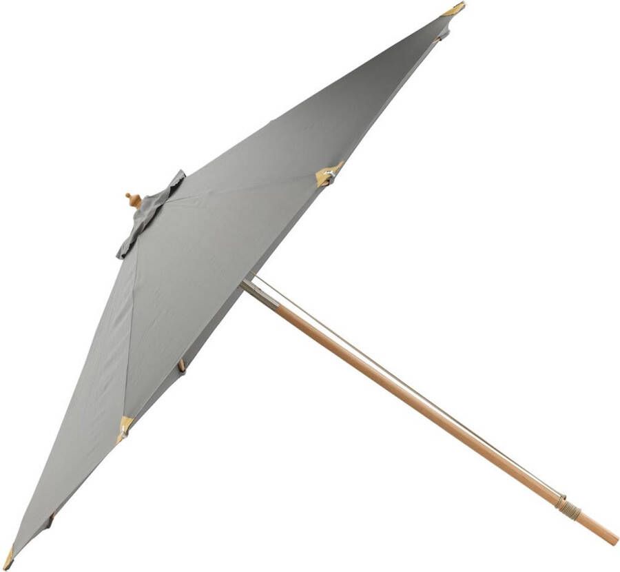 Hioshop Nypo parasol met kantelfunctie grijs