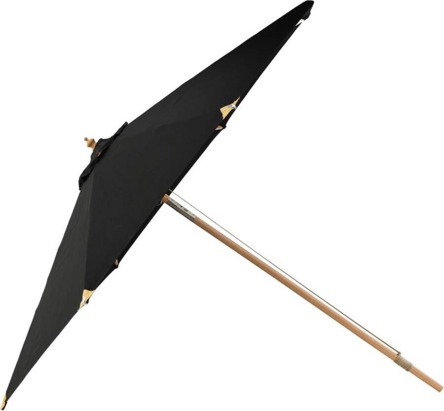 Hioshop Nypo parasol met kantelfunctie zwart