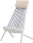 Venture Home Asta Loungestoel 73 x 79 x 57 Whitewash - Thumbnail 1