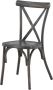 Venture Home Tablas Eetkamerstoel 48 x 88 x 48 Donkergrijs 2-pack - Thumbnail 1