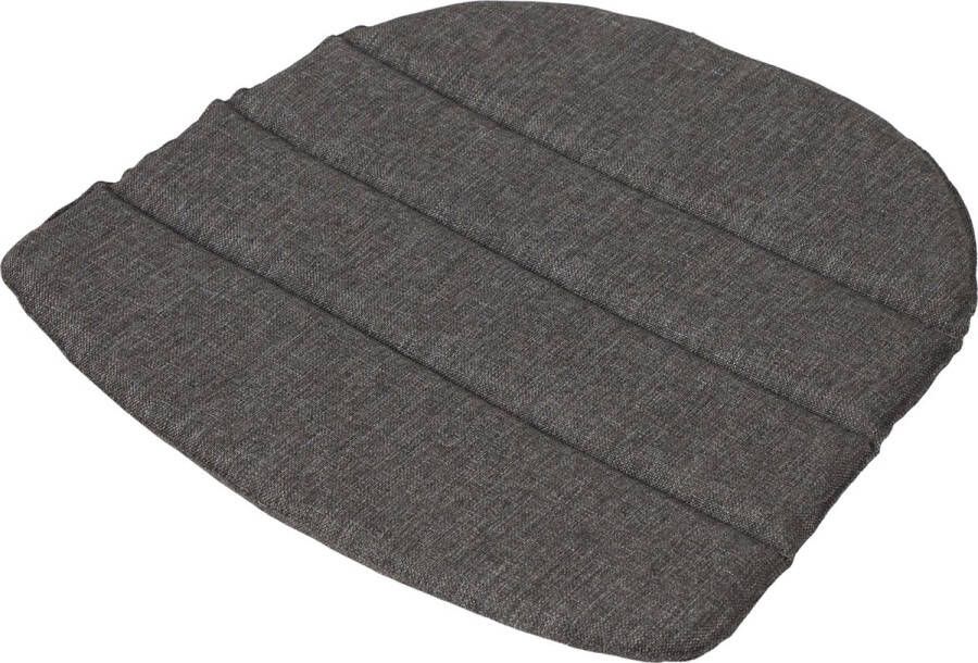 Hioshop Viola tuinkussen voor tuinstoel grijs.