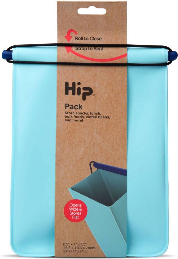 Hip Pack Groot Herbruikbare Lunchzak Siliconen Polypropyleen Blauw