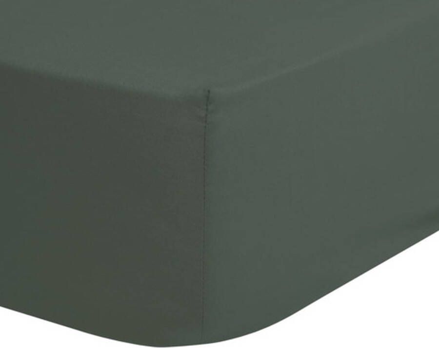 Hip Hoeslaken in mt. 90x200 140x200 of 180x200 cm 100% katoen mako-satijn rondom elastiek tot 25 cm hoogte (1 stuk)