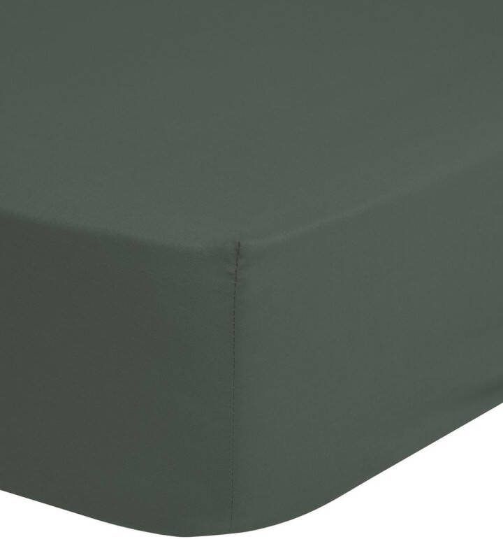 Hip Hoeslaken in mt. 90x200 140x200 of 180x200 cm 100% katoen mako-satijn rondom elastiek tot 25 cm hoogte (1 stuk)