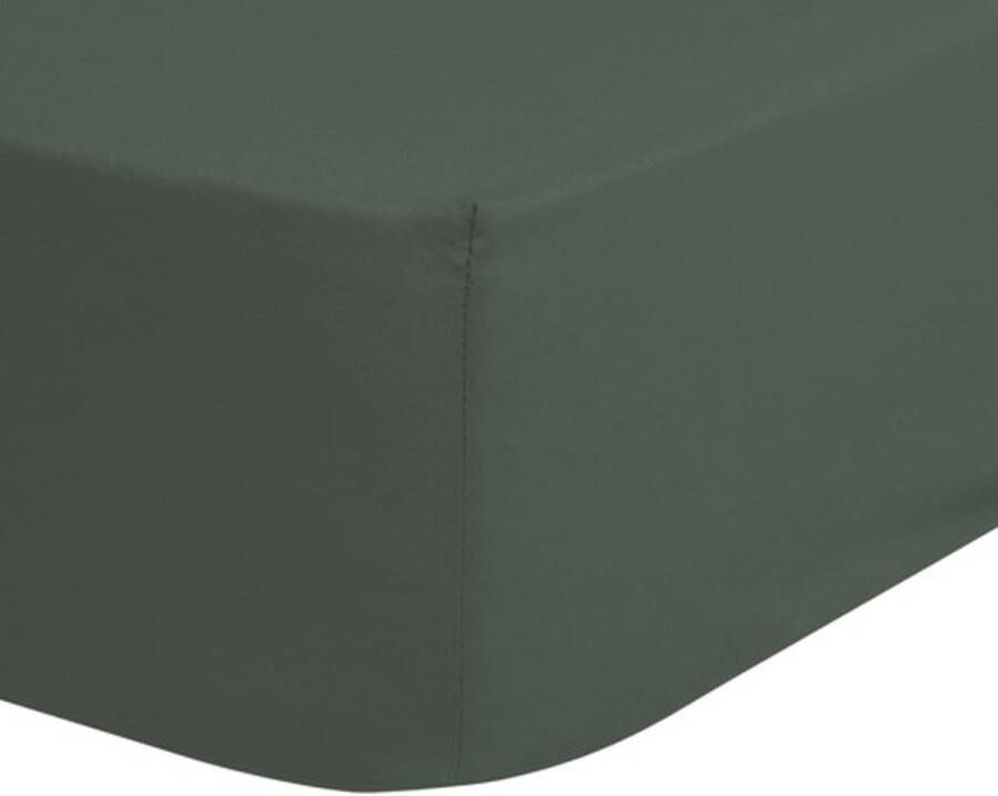 Hip Hoeslaken in mt. 90x200 140x200 of 180x200 cm 100% katoen mako-satijn rondom elastiek tot 25 cm hoogte (1 stuk)