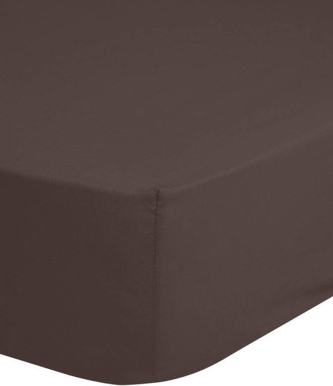 Hip Hoeslaken in mt. 90x200 140x200 of 180x200 cm 100% katoen mako-satijn rondom elastiek tot 25 cm hoogte (1 stuk)