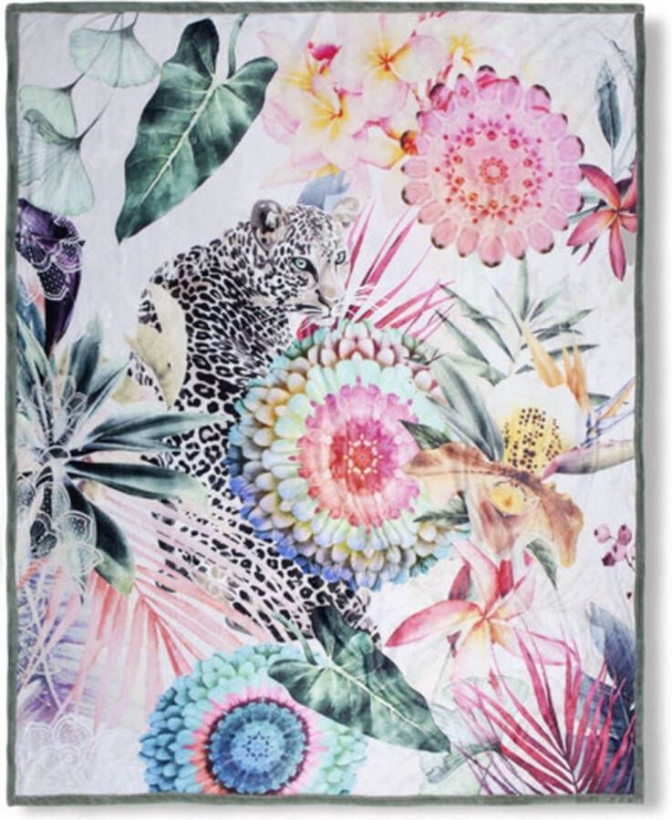 Hip Leuke Plaid Verda 130x160 cm Teddy Stof Omkeerbaar Multifunctioneel