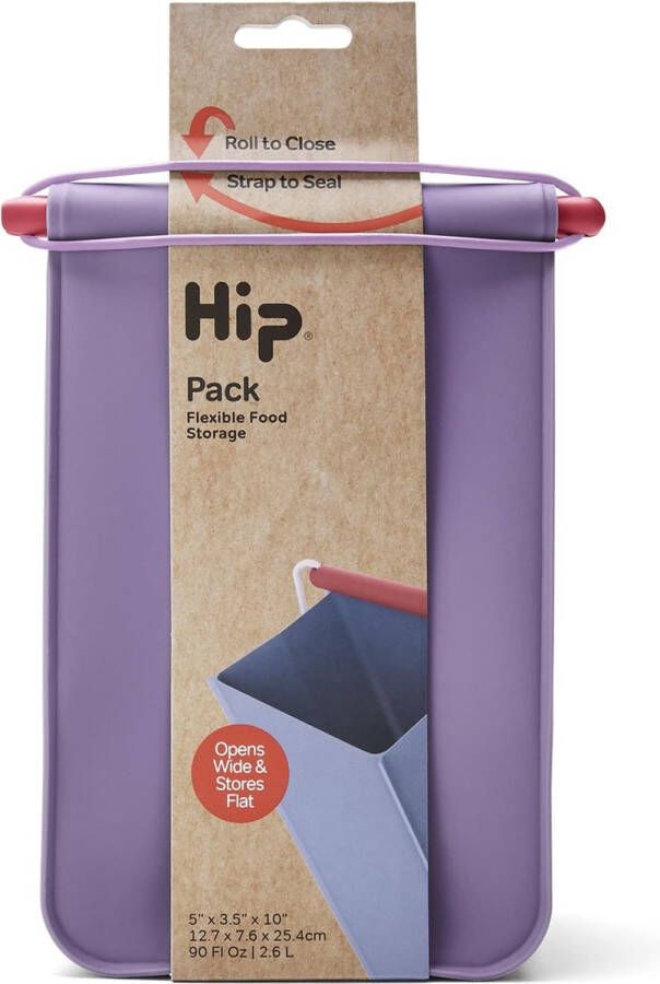 Hip Pack Medium- Herbruikbare Lunchzak Broodzak Vershoudzak -Paars