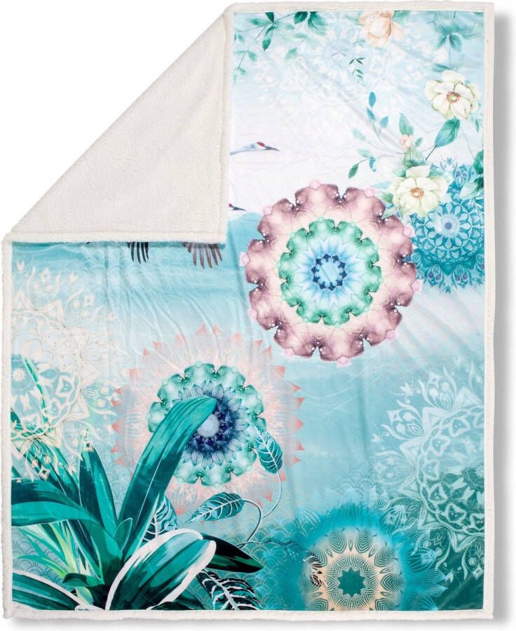 Merkloos HIP Polyester Plaid Kimora multi 130x160cm