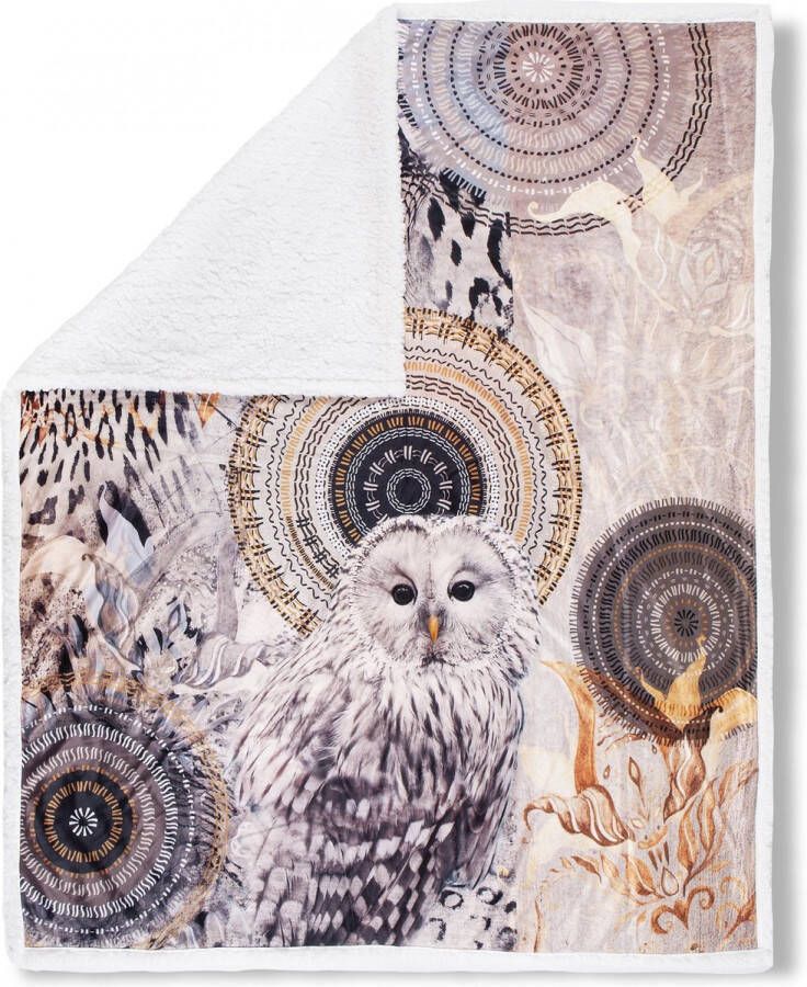 Hip Plaid Siku 130 X 160 Cm Polyester Beige