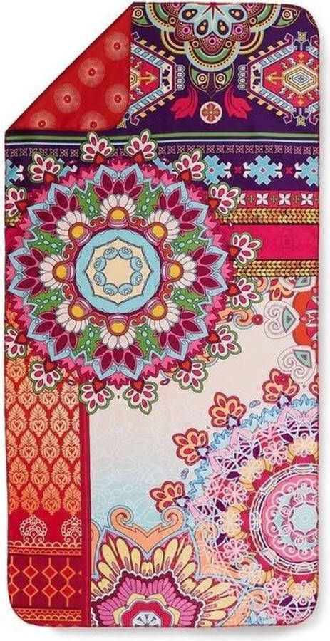 Hip Strandlaken Sherhia Microvezel 75x180 Sneldrogend Reizen Sport Yoga Omkeerbaar (1 stuk)