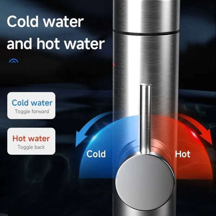 HiPP Instant Boiler Kraan Tankloze Kachels Keuken Warm Water Kraan Badkamer Verwarming Elektrische 220V Roestvrij Staal Omhulsel
