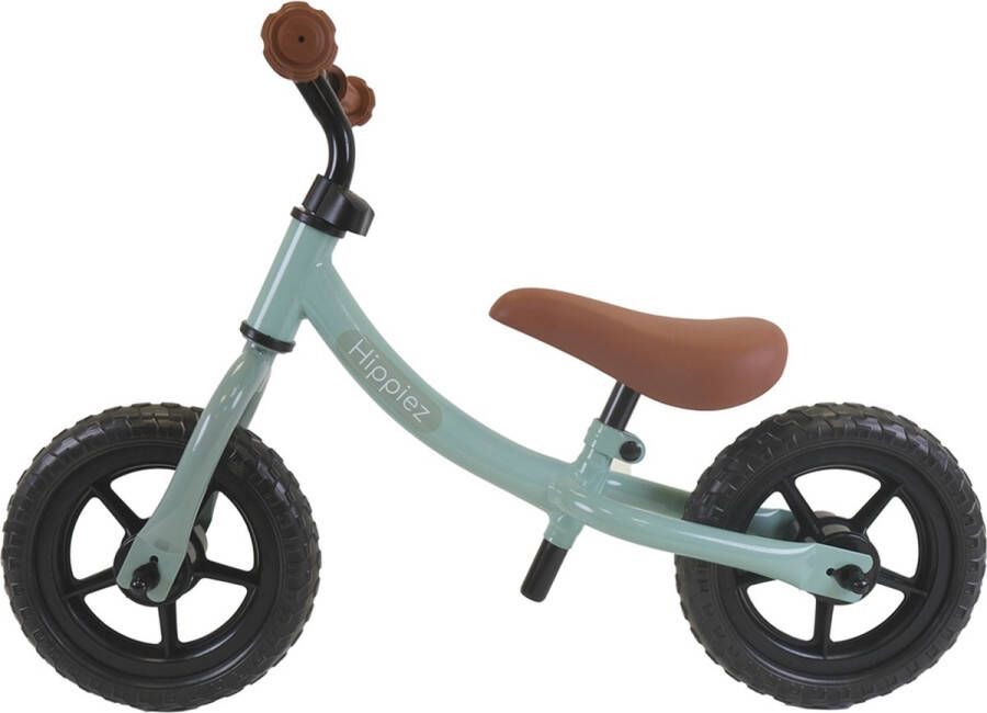 HIPPIEZ loopfiets Worker Ocean Green 2 jaar jongens en meisjes metaal groen blauw