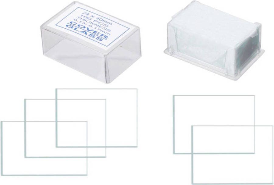 HippoSupport Mestonderzoek Microscoop Dekglaasjes 24x40mm