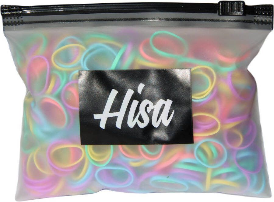 Hisa Paas gekleurde mini haarelastiekjes Elastiek Elastisch Elastiekje Haar Accessoires Paas ca 250 stuks Diameter 16 mm 1 6 cm