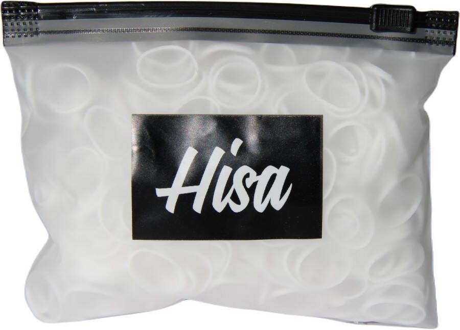 Hisa Witte mini haarelastiekjes Elastiek Elastisch Elastiekje Haar Accessoires Wit ca 450 stuks Diameter 16 mm 1 6 cm