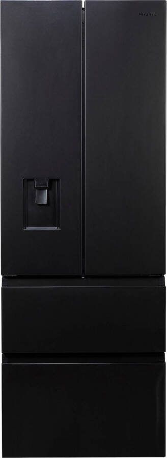 Hisense RF632N4WFE Amerikaanse koelkast Zwart 70 cm breed