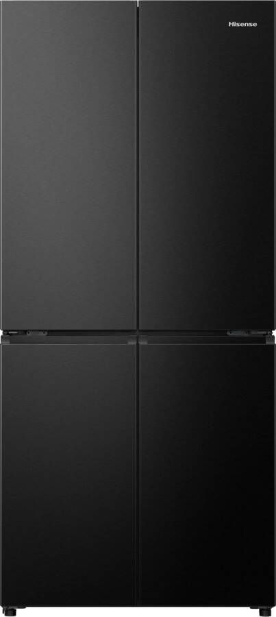 Hisense RQ5P470SAFE Cross-door koel-vriescombinatie My Fresh Choice Metal-Tech Cooling Dual-Tech Cooling Inhoud 483 Liter Zwart