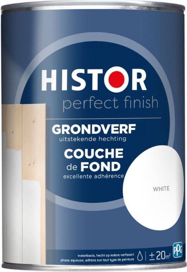 Histor Perfect Finish Grondverf Wit 1 25l