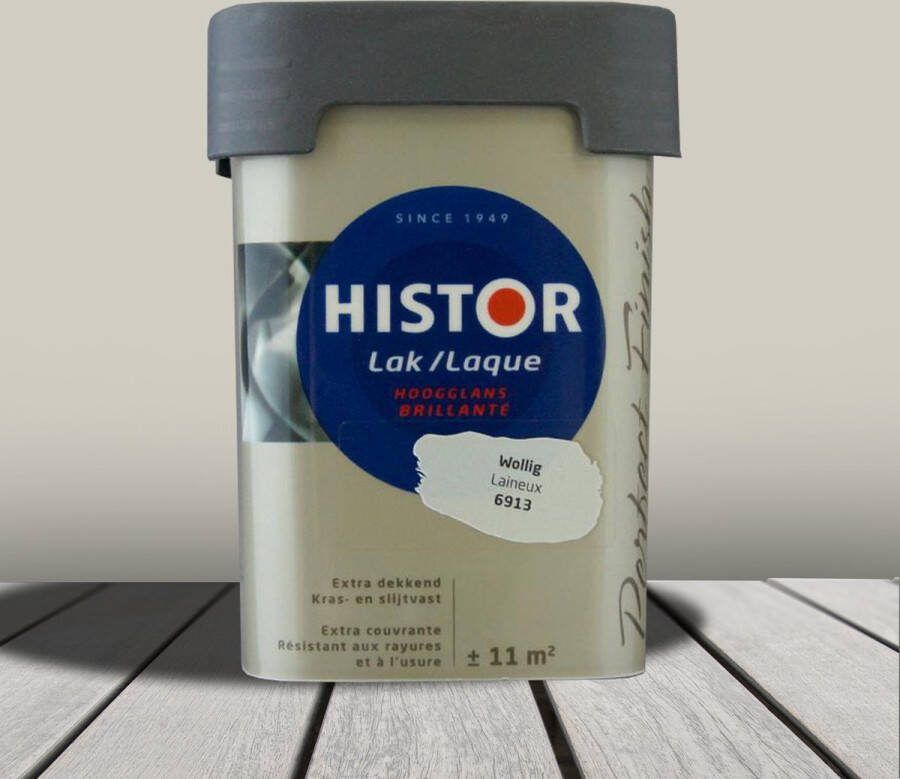 Histor Perfect Finish Alkyd Hoogglans Lak Wollig 6913 Lakverf Dekkend Terpentine basis