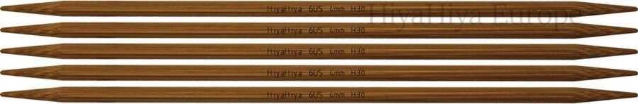 HiyaHiya bamboe dubbelpuntige breinaalden 8 (20cm) 2.50mm (US 1.5)