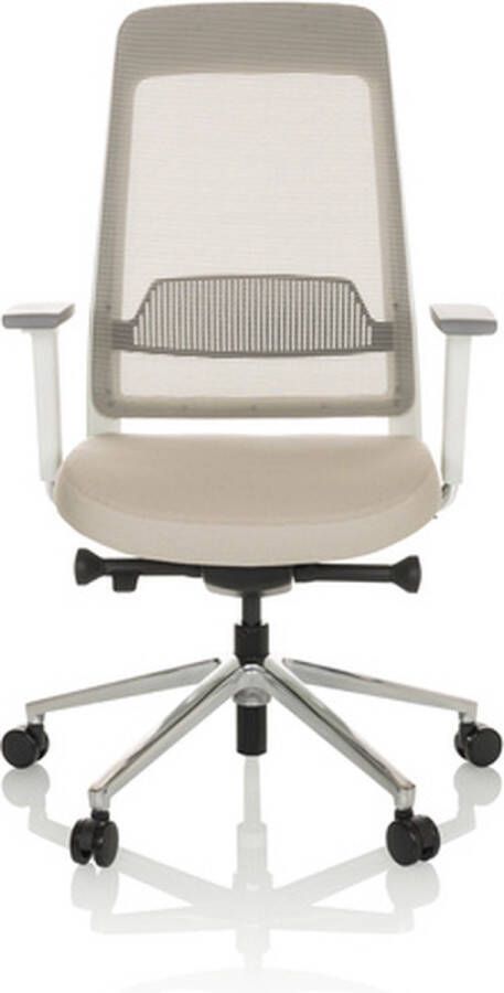 Hjh office CHIARO T2 WHITE Professionele bureaustoel Beige grijs