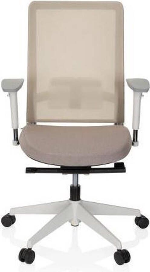 Hjh office Pure White Professionele bureaustoel Beige stof netstof