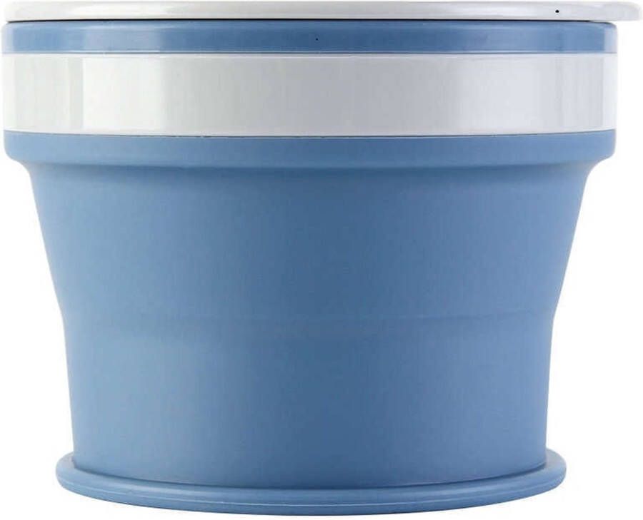 HK-Goodies Opvouwbare beker Koffiebeker to Go- Herbruikbaar Wasbaar- Yoghurt beker 170 ML Beker To Go Blauw