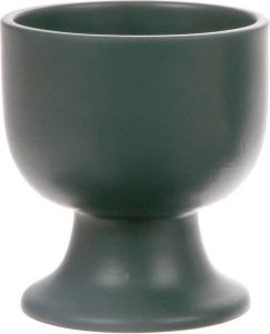 HKliving ACE6803 Bold&Basic Ice Coupe Ceramics Mug on Base Matt Green 8 5×8 5×9 5 cm