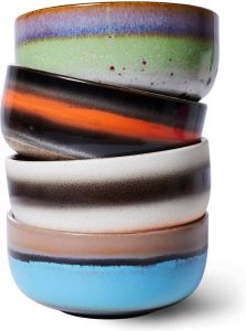 HKliving kom 70's (Ø12 5 cm) (set van 4)