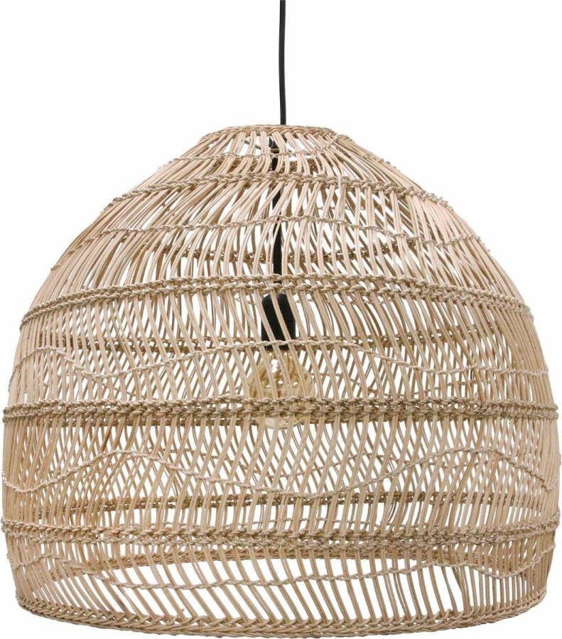 HKLIVING Hanglamp Ball Wicker 60cm NATUREL