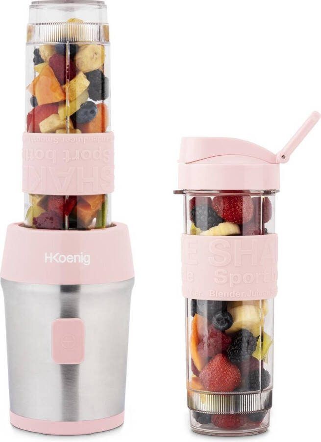H.KOENIG H. Koenig SMOO12 Blender To Go met drinkbekers