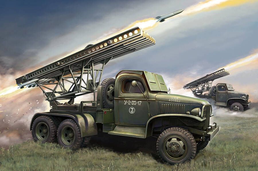 Hobbyboss 1:35 84572 GMC CCKW-352 with BM13 16 Katyusha Militaire Truck Plastic Modelbouwpakket