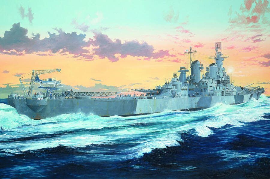 Hobbyboss 1:350 86517 Battleship USS Iowa BB-61 Plastic Modelbouwpakket