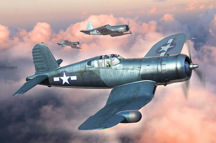 Hobbyboss 1:48 81788 Vought F4U-1A 2 Corsair 2-in-1 Plastic Modelbouwpakket